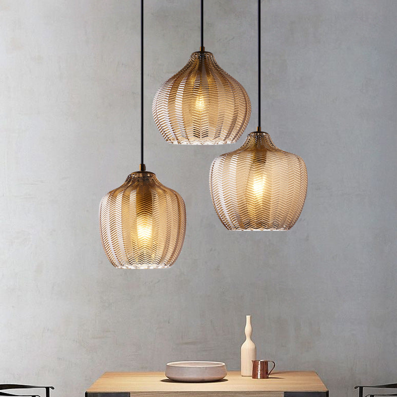 Elegance Glass Pendant Lamp - Scandinavian Design with Adjustable Cord for Modern Interiors 19