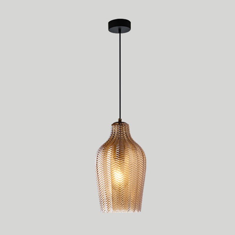 Elegance Glass Pendant Lamp - Scandinavian Design with Adjustable Cord for Modern Interiors 6
