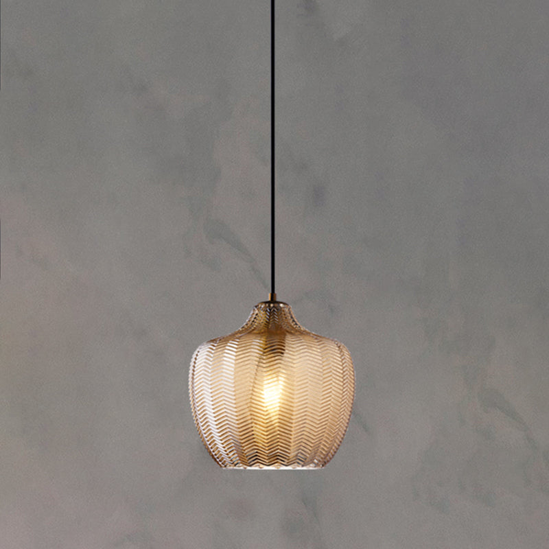 Elegance Glass Pendant Lamp - Scandinavian Design with Adjustable Cord for Modern Interiors 8