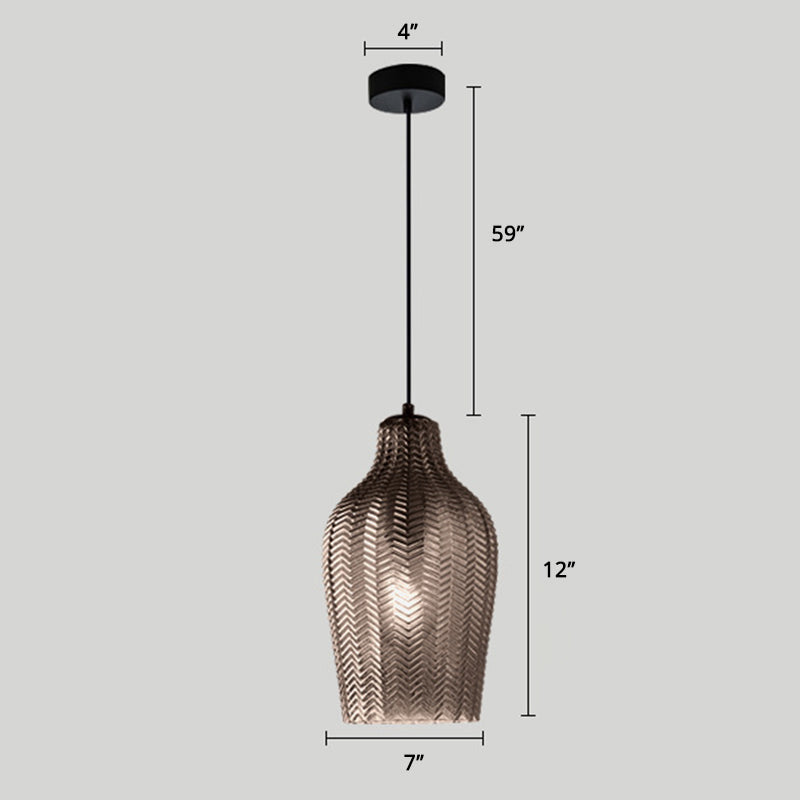 Elegance Glass Pendant Lamp - Scandinavian Design with Adjustable Cord for Modern Interiors 17