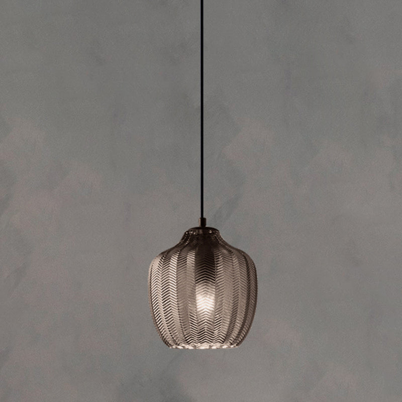 Elegance Glass Pendant Lamp - Scandinavian Design with Adjustable Cord for Modern Interiors 2