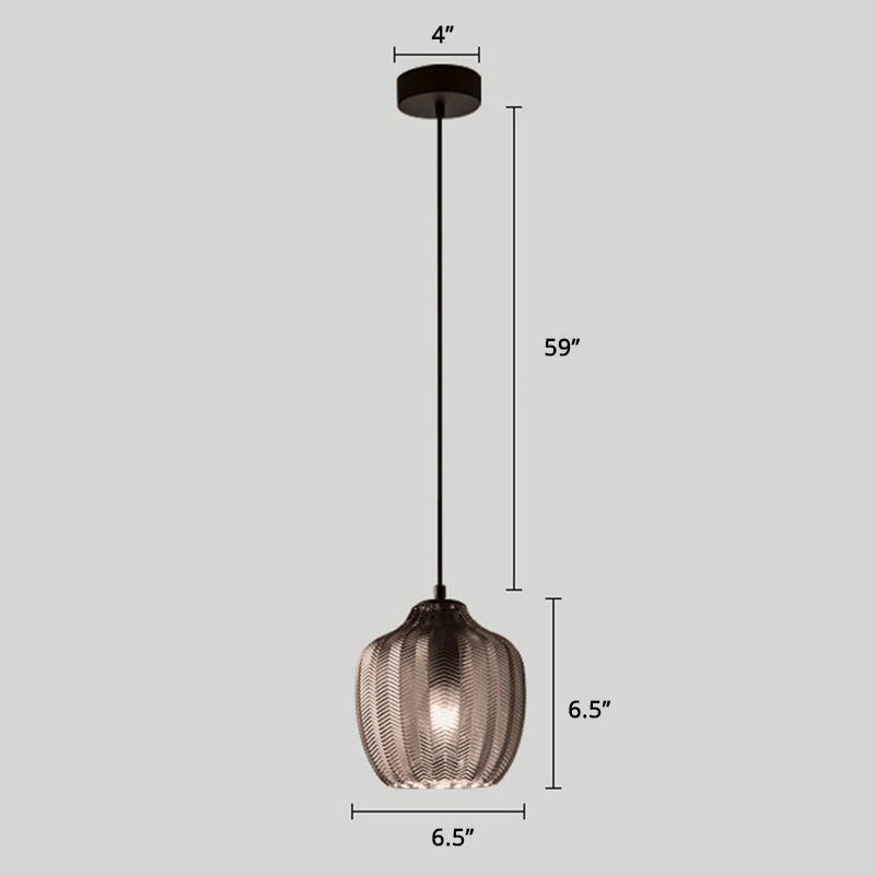 Elegance Glass Pendant Lamp - Scandinavian Design with Adjustable Cord for Modern Interiors 23