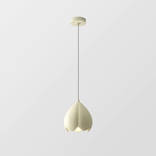 Zemras Cream-Colored Pendant Lamp - Rustic Glass Design for Elegant Lighting 13