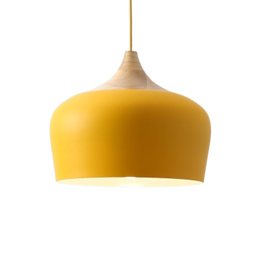 Deo Nordic Minimalist Pendant Light - Modern Design with Wooden Accent for Elegant Spaces 6