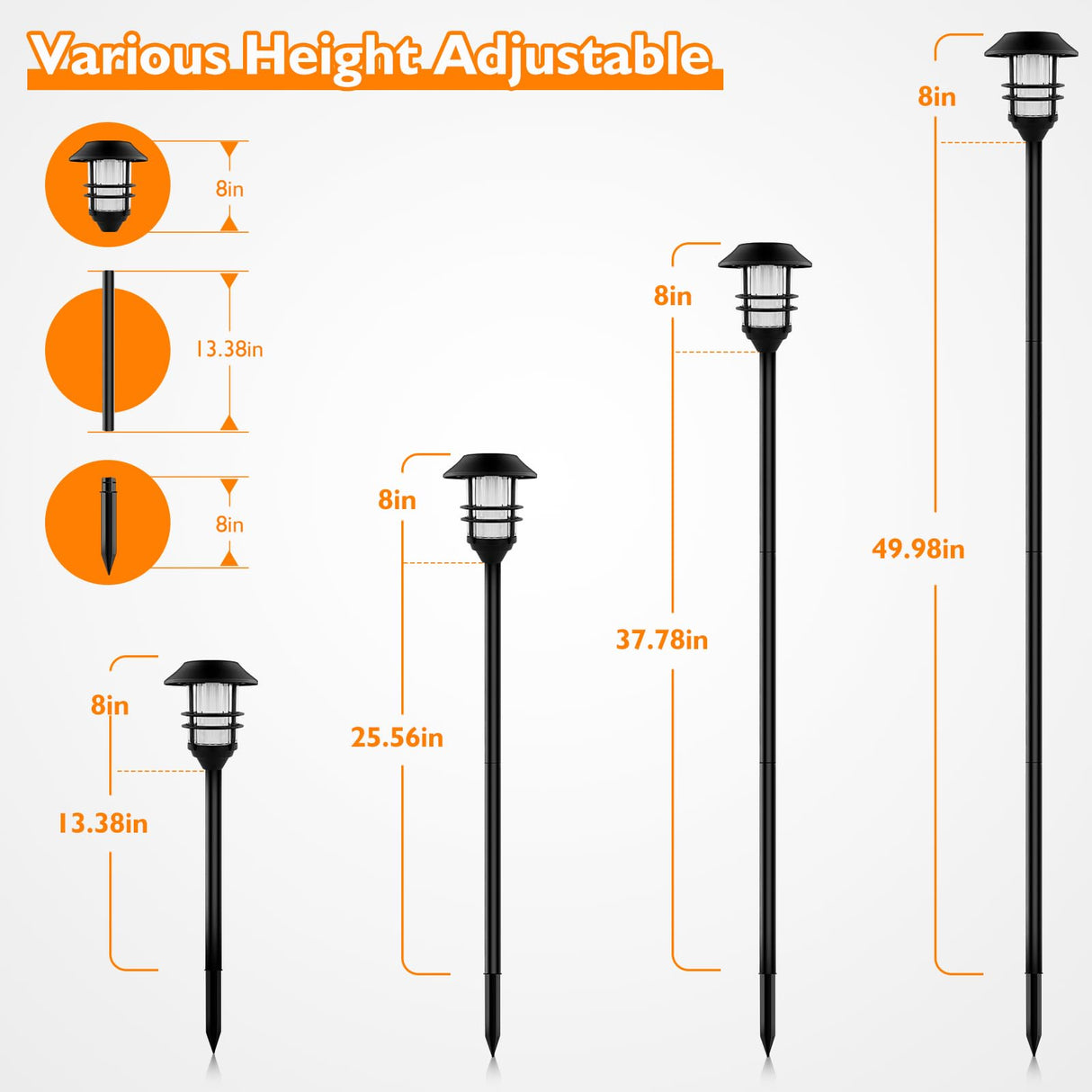 Lumira Solar LED Pathway Torch