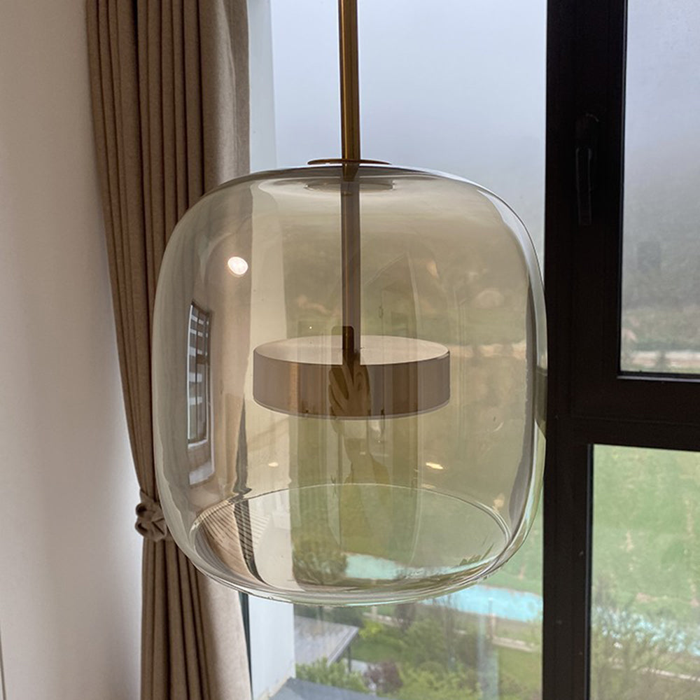 AmberGlow Vintage LED Pendant Light - Retro Design with Energy-Efficient Lighting for Cozy Ambiance 13
