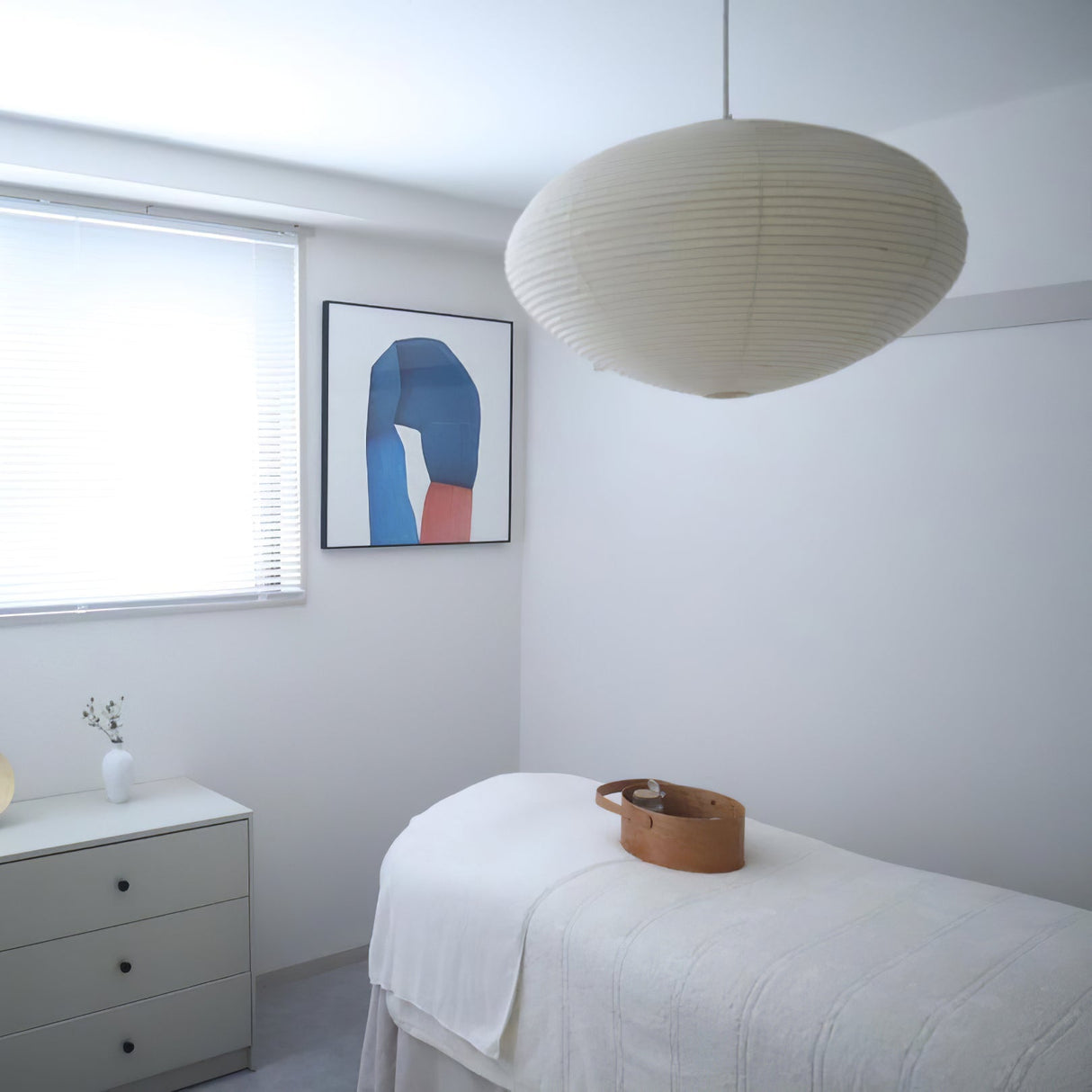 Organic Rice Paper Pendant Light