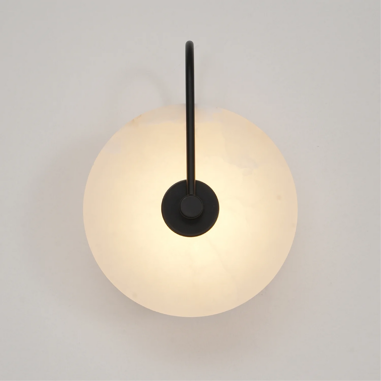 Sculptural Alabaster Wall Sconce