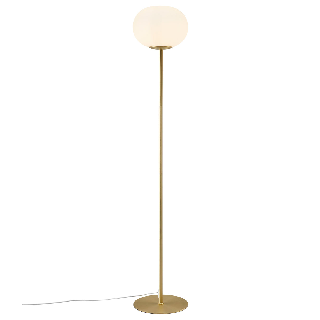 Dune Minimalist Floor Lamp - Elegant Glass & Metal Design for Modern Interiors 5