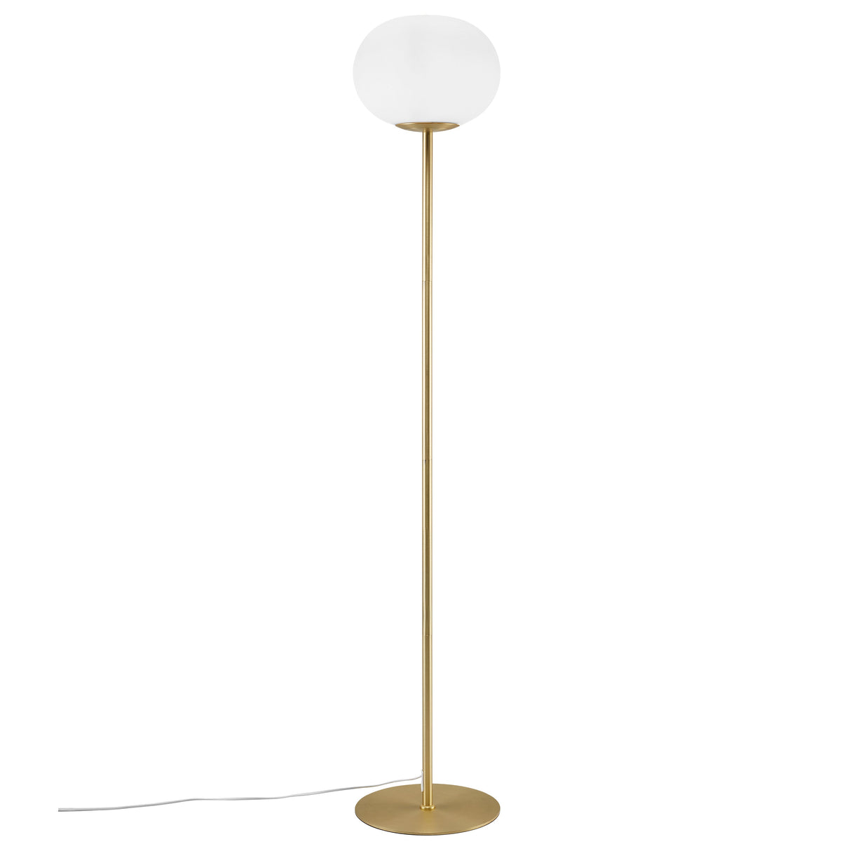 Dune Minimalist Floor Lamp - Elegant Glass & Metal Design for Modern Interiors 6