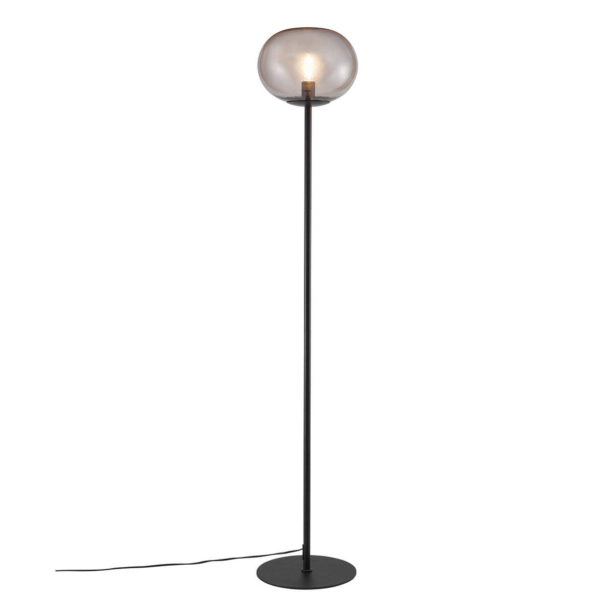 Dune Minimalist Floor Lamp - Elegant Glass & Metal Design for Modern Interiors 10