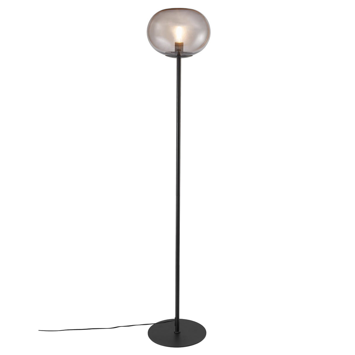 Dune Minimalist Floor Lamp - Elegant Glass & Metal Design for Modern Interiors 12