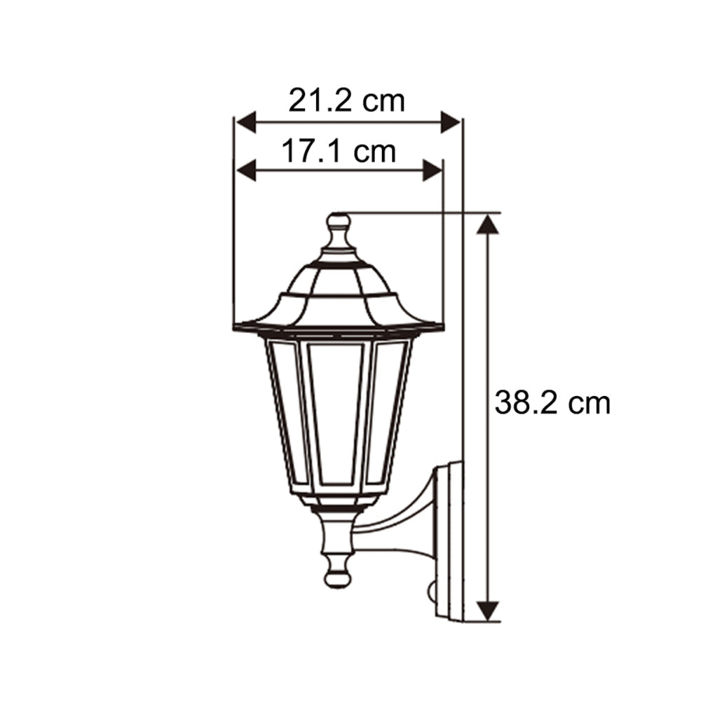 Elegant Outdoor Wall Lantern Sconce with Motion Sensor – Timeless Design for Automatic Illumination 8