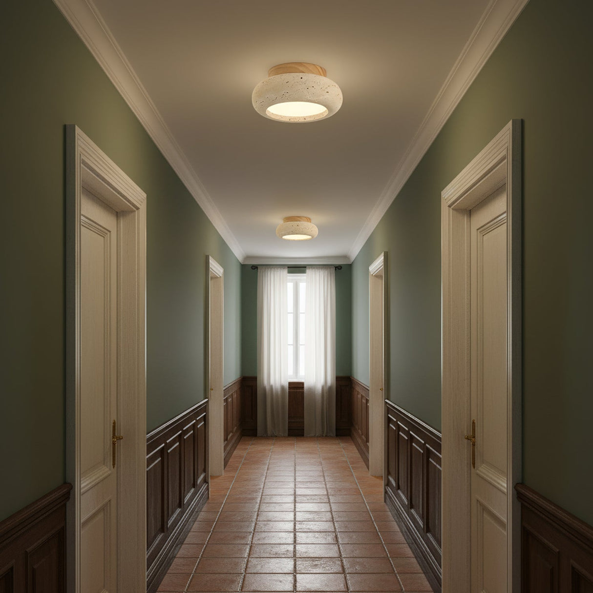 Minimalist Flush Ceiling Light
