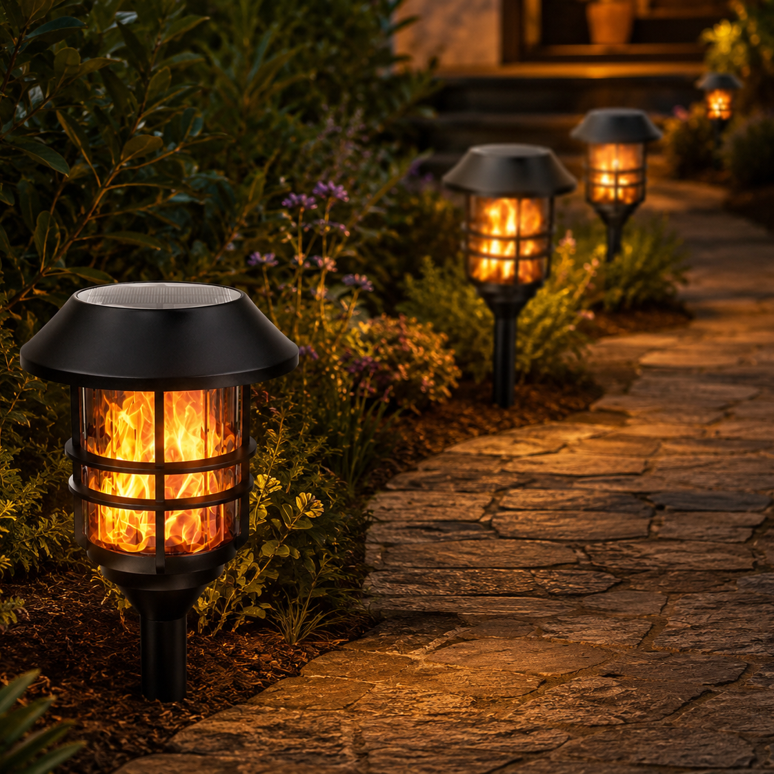 Lumira Solar LED Pathway Torch