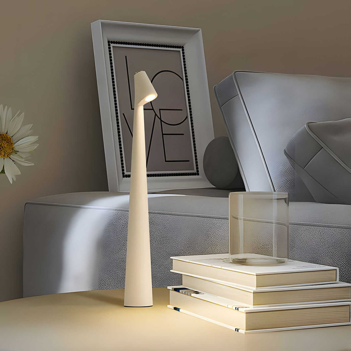 LunaSlim Wireless LED Table Lamp - Dimmable Design with Long Battery Life for Home & Office 3