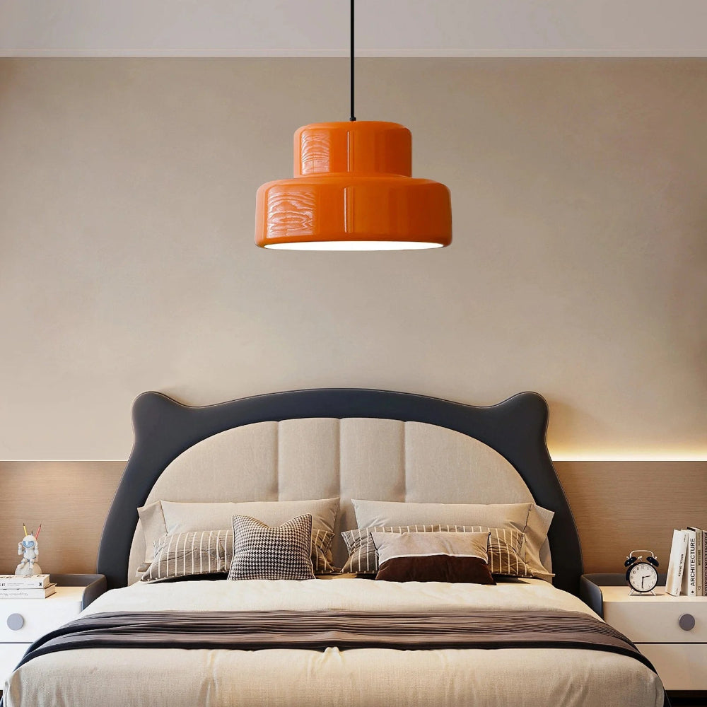 Fiorange – Vintage Pendant Light with Adjustable Cable & Warm White Glow – Stylish Kitchen Pendant Lighting for Modern Spaces 1