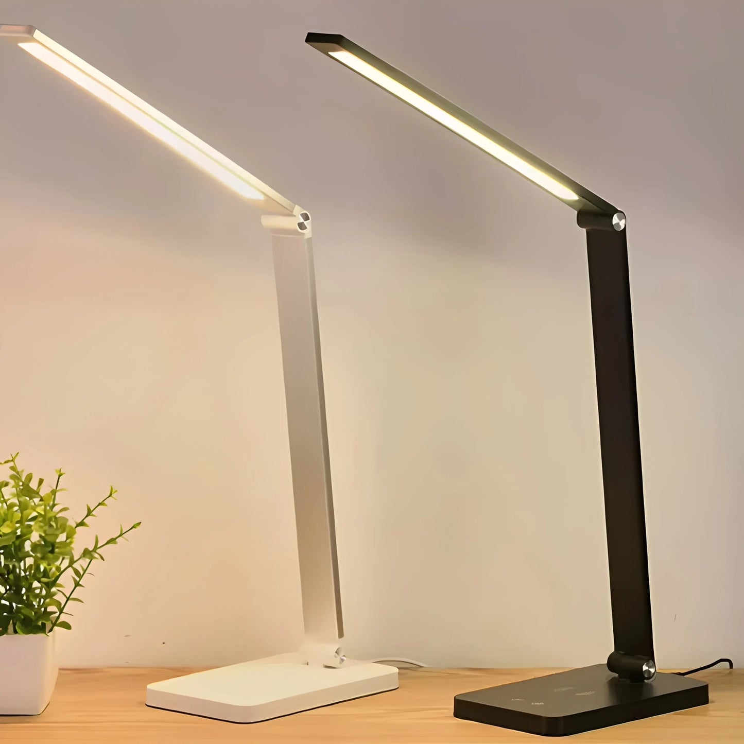 Glowline – Cordless Table Lamp with 5-Level Touch Dimming – Compact Design for Versatile Lighting 9