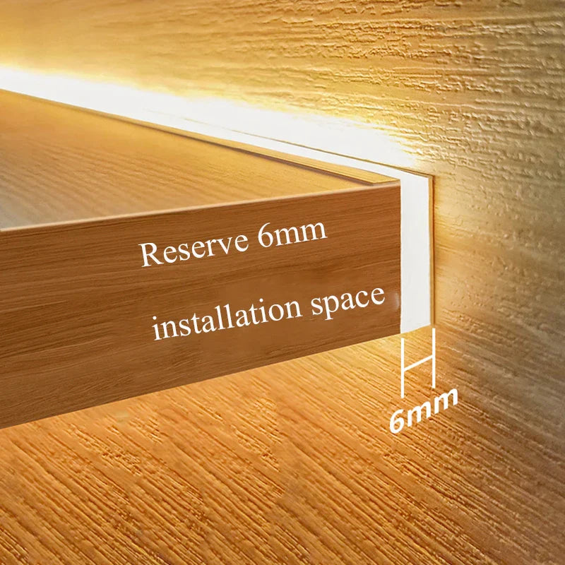 Edgevia | LED Shelf Lighting with Dimmable Brightness – Stylish Illumination for Modern Interiors 8
