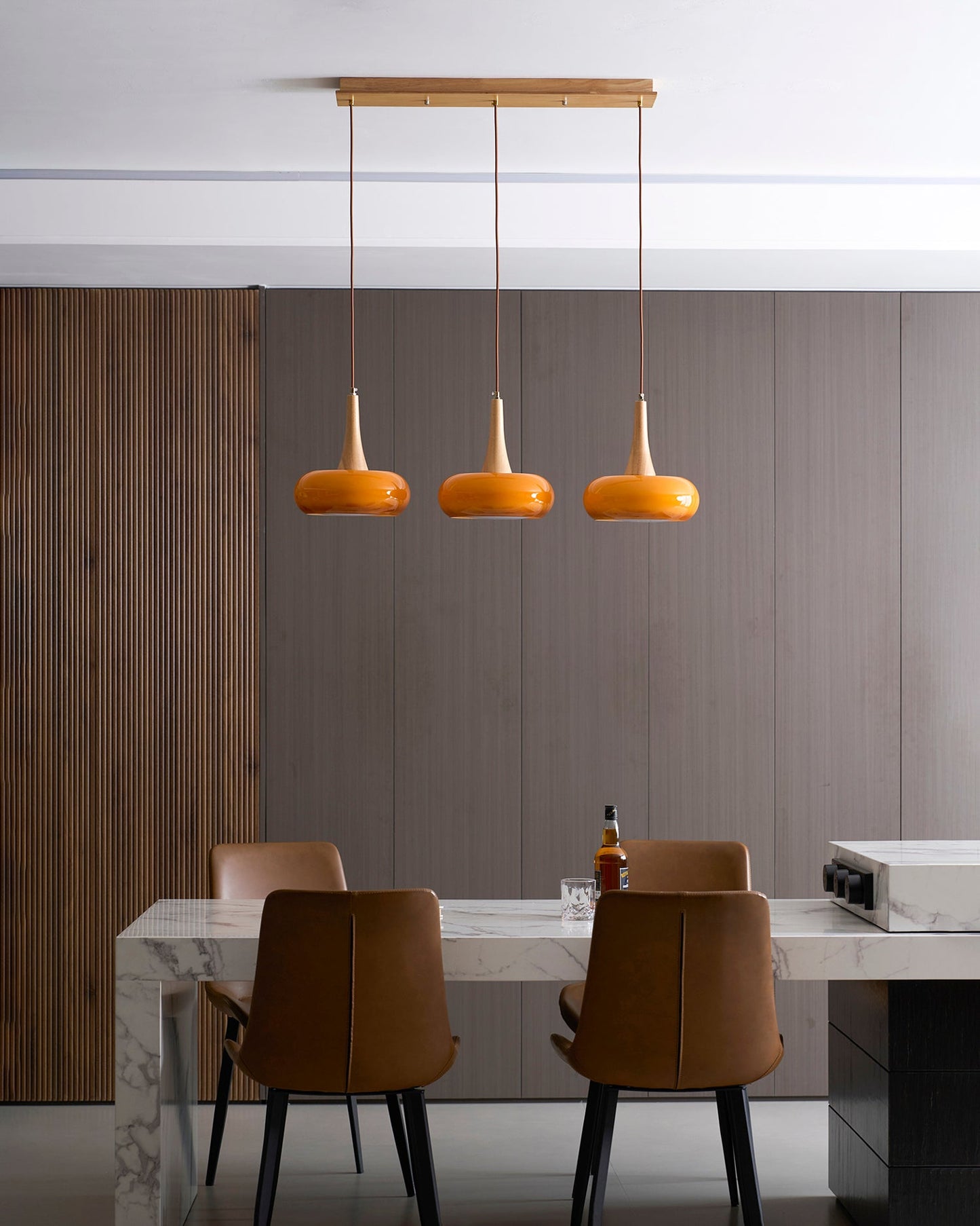 Veloria Wood Pendant Minimal Ceiling Light