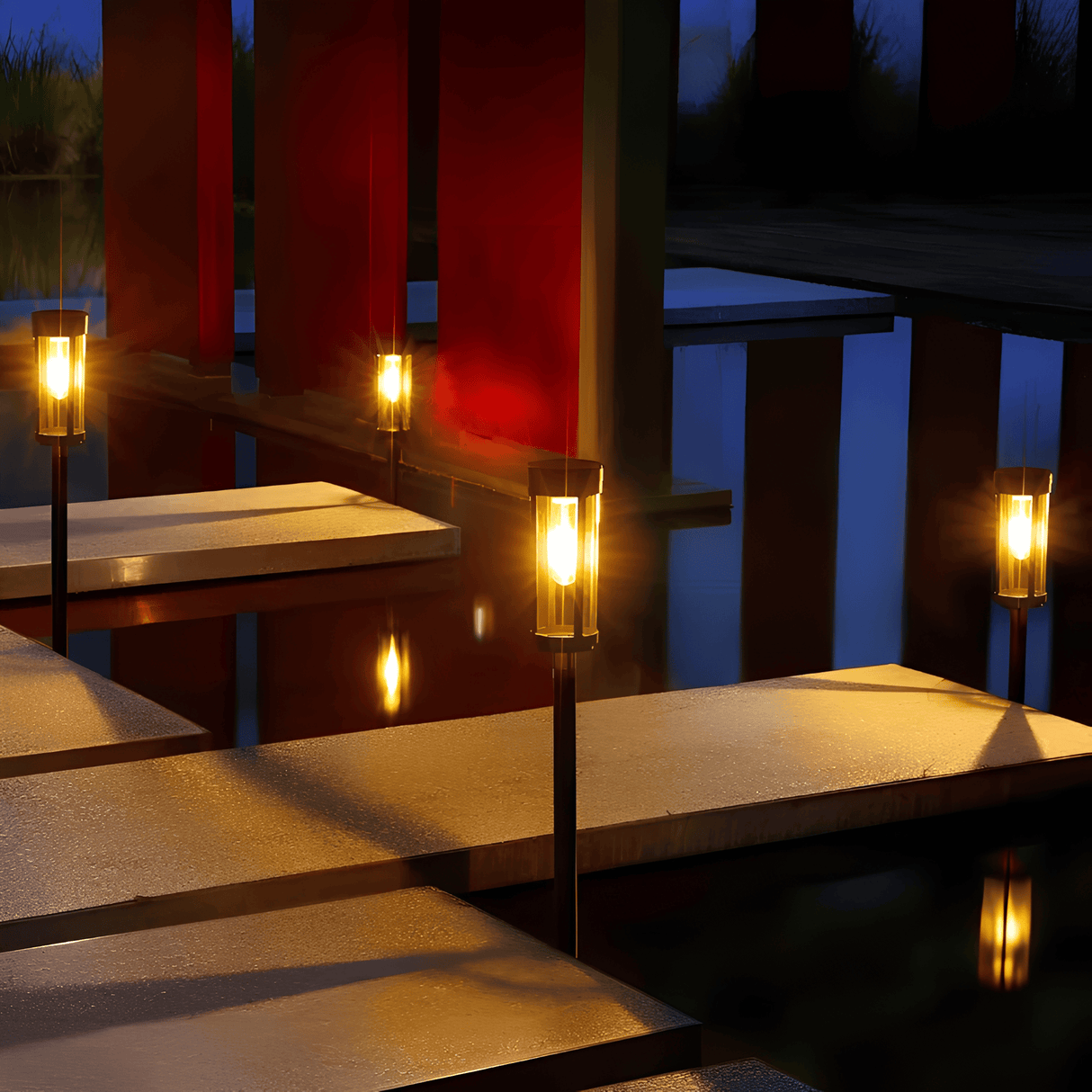 LumaTorch – Solar-Powered Walkway Light with Weatherproof Design – Elegant Illumination for Outdoor Spaces 2