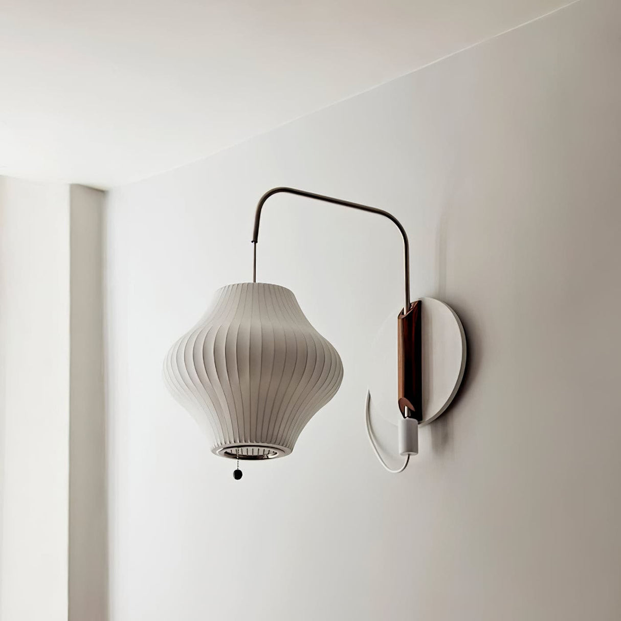 Japandi Lantern Wall Sconce