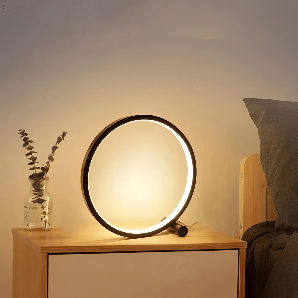 OrbLume – Dimmable LED Ring Table Lamp with Touch Control – Modern Design for Stylish Ambiance 3