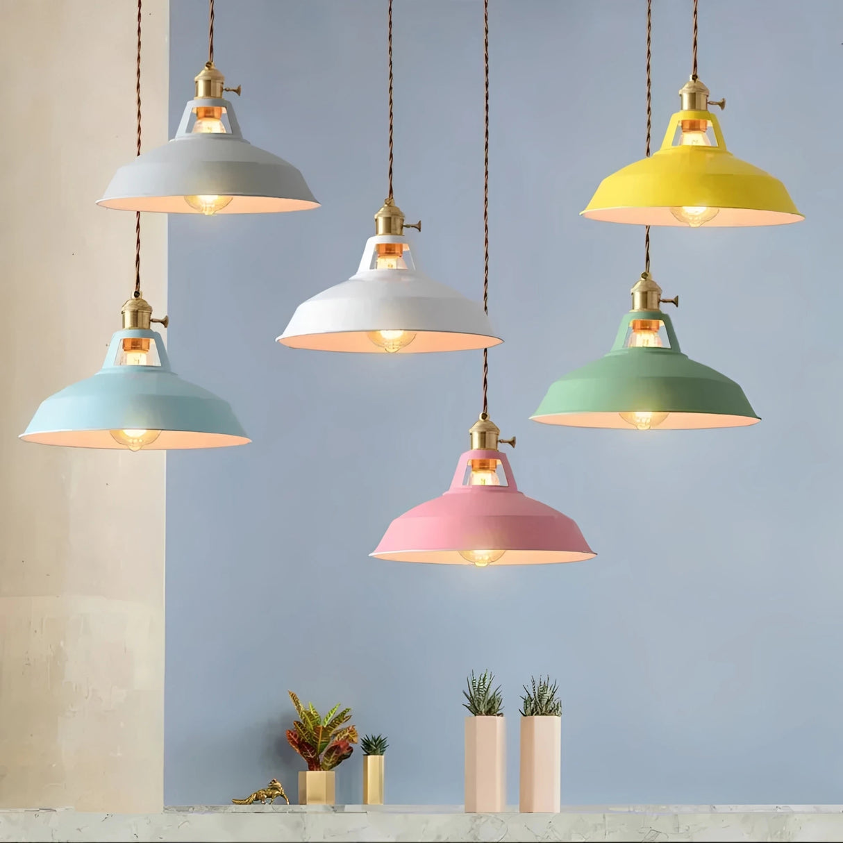 Vintage Pendant Light – Retro Design with Glossy Finish – Cozy Illumination for Home Decor 10