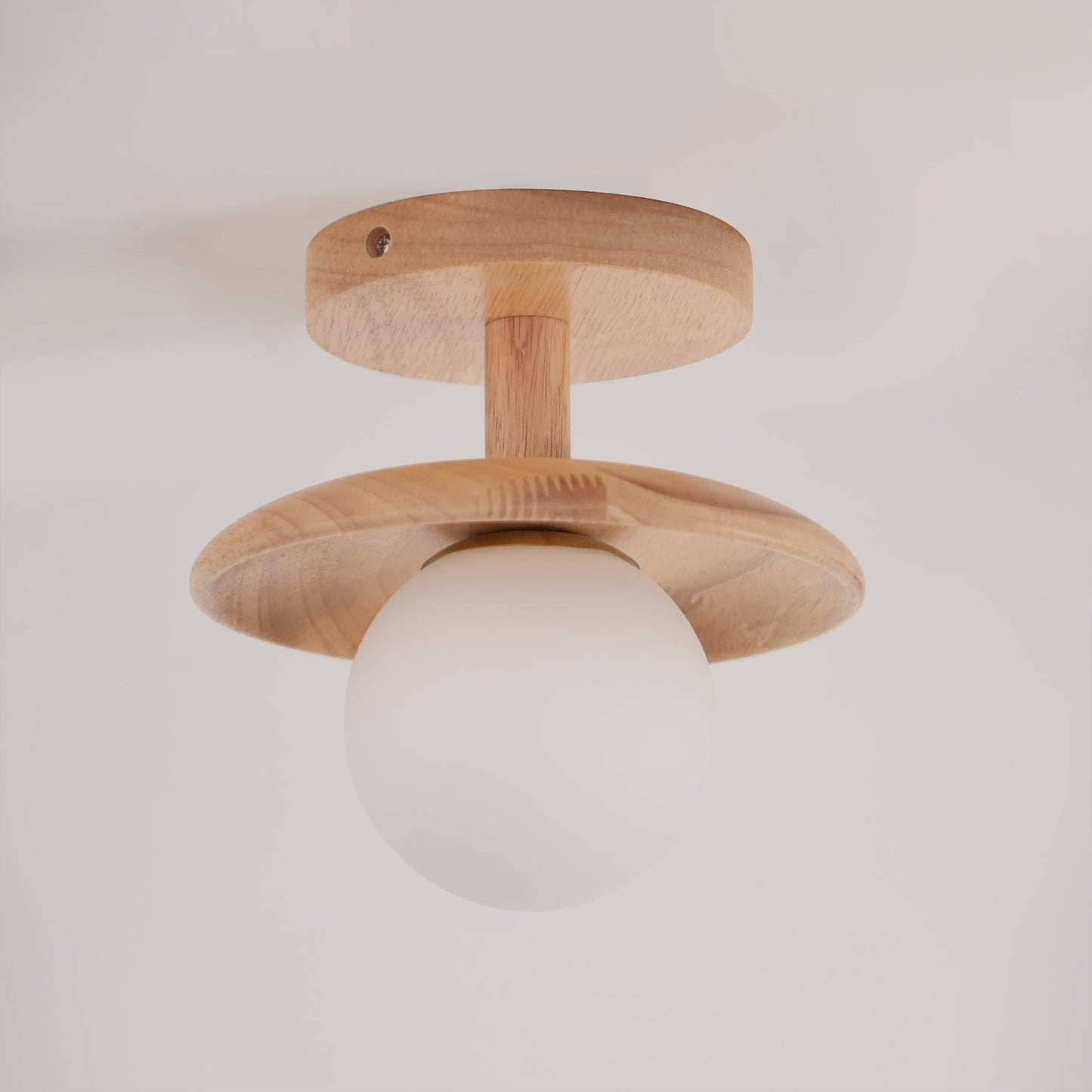 Solenne Minimal Wood Ceiling Lamp