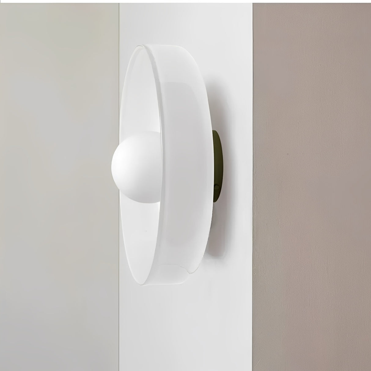 PureGlow | Minimalist Glass Ceiling Light with Warm Ambient Lighting – Elegant Design for Modern Interiors 3