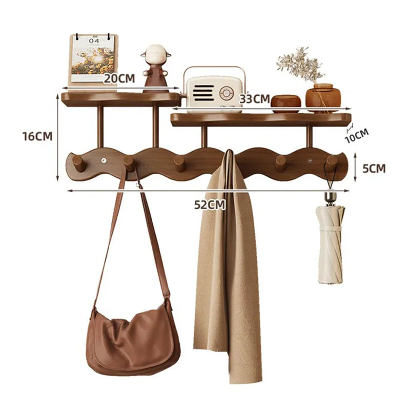 Hinora Wall Mounted Shelf Rack