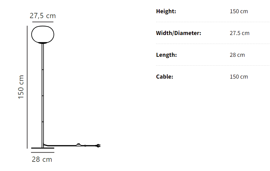 Dune Minimalist Floor Lamp - Elegant Glass & Metal Design for Modern Interiors 13