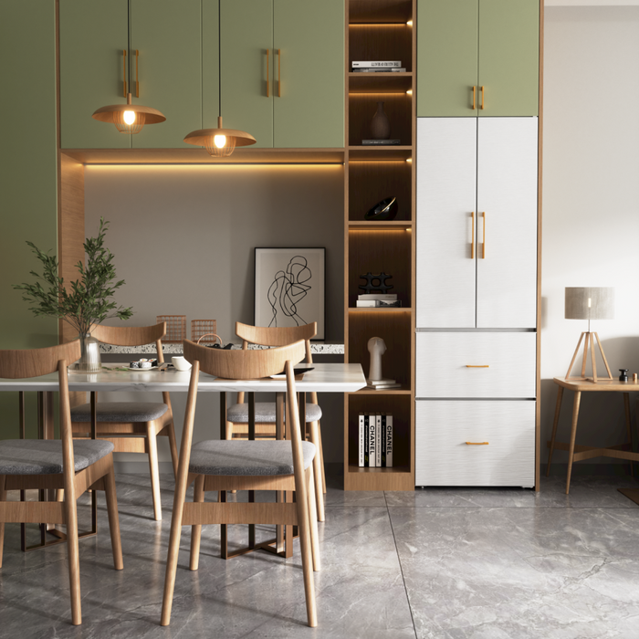 Luxura Brushed Brass Cabinet Handles - Decorative Pulls in Multiple Sizes for Modern Interiors 26