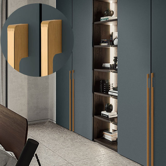 Luxura Brushed Brass Cabinet Handles - Decorative Pulls in Multiple Sizes for Modern Interiors 14
