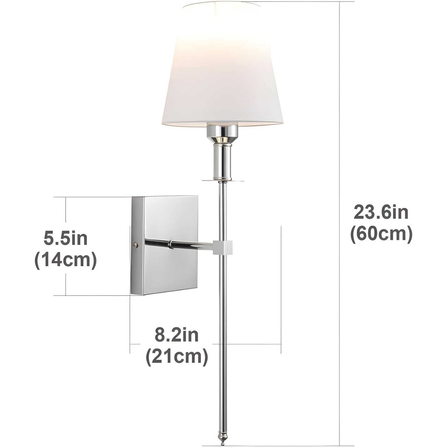 Modern Fabric Wall Sconce RGB LED Light