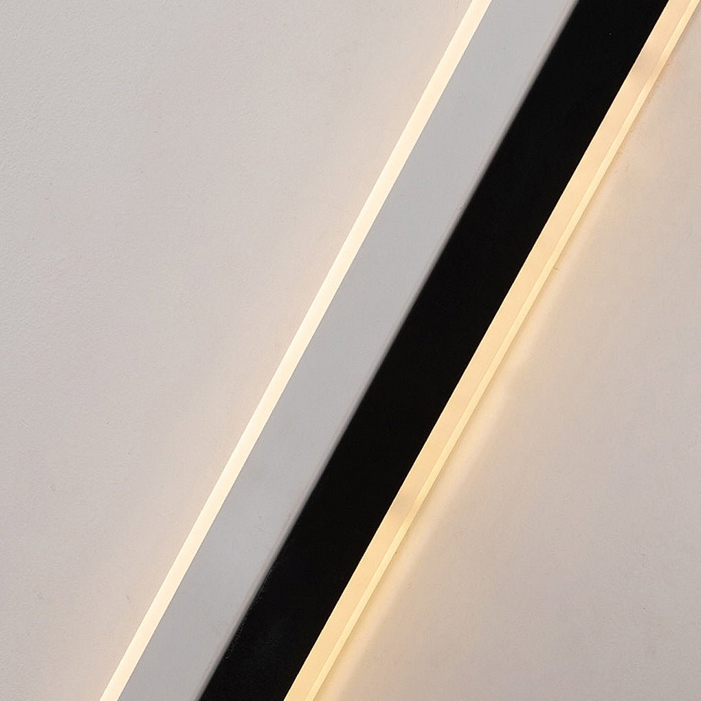 Nordic Minimalist Wall Sconce Light - Adjustable Dual-Strip LED with Modern Design for Stylish Illumination 8