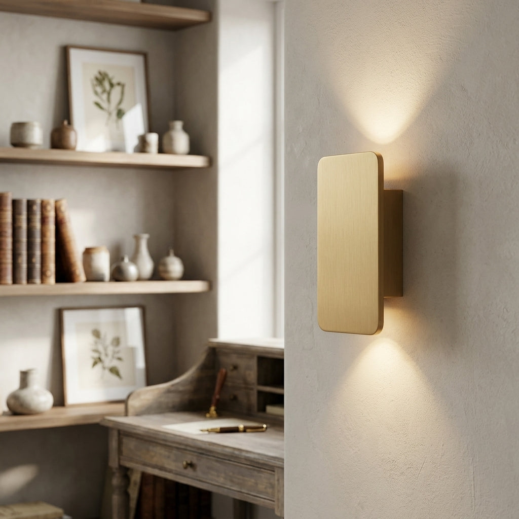 Norvel LED Wall Sconce 2-Light Flat Panel lifestyle 2