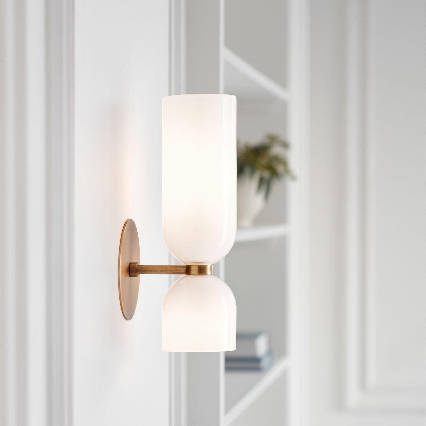 Elegance Double-Head Glass Wall Lamp - Modern LED Sconce for Cozy Lighting 14
