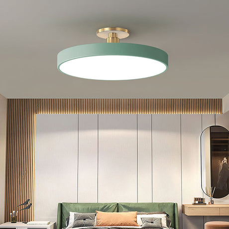 Orbis Flush Mount Ceiling Light - Adjustable LED Fixture with Minimalist Design for Soft Overhead Lighting 10
