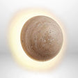 Anais Spherical Wall Lamp - Modern Travertine Design with Soft Diffused Light for Elegant Interiors 1