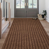 Stripe-Patterned Hallway Runner Rug - Non-Slip, Durable Design for Safety and Style 4