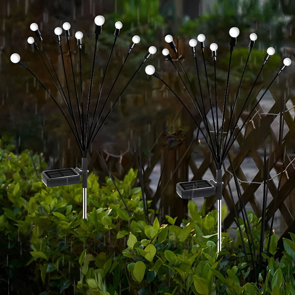 Solar-Powered Firefly Garden Lights - Waterproof LED Lanterns for Romantic Outdoor Ambiance 9