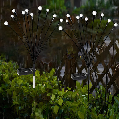 Solar-Powered Firefly Garden Lights - Waterproof LED Lanterns for Romantic Outdoor Ambiance 9