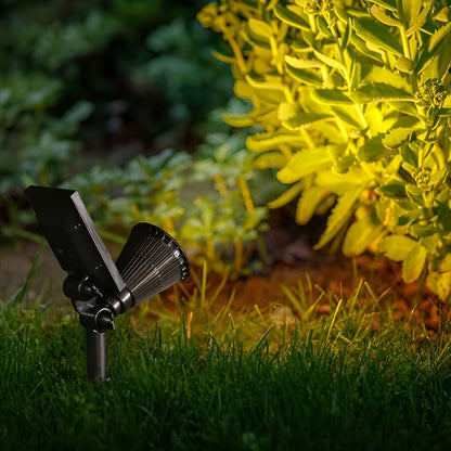 Lumos Solar Powered Spotlights - Waterproof Landscape Light with Dual-Color Modes for Outdoor Illumination 1