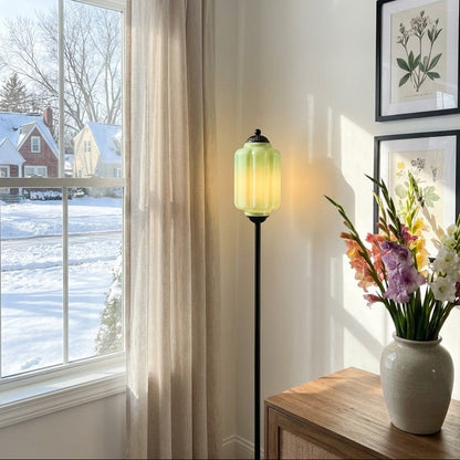Eloise Collection | Floor Lamp with Unique Retro Glass Design - Stylish Lighting for Living Rooms 55