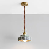 Ceramic Pendant Light - Adjustable Kitchen Pendant Lighting with Polished Copper Socket for Stylish Interiors 17