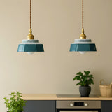 Ceramic Pendant Light - Adjustable Kitchen Pendant Lighting with Polished Copper Socket for Stylish Interiors 11