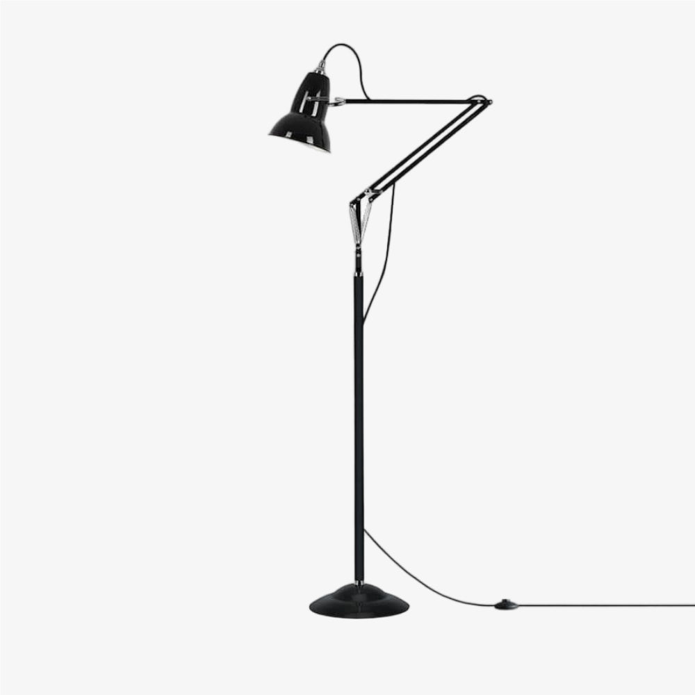 Industrial Adjustable Black Floor Lamp with Modern Design – Stylish Lighting Solution for Living Room 1