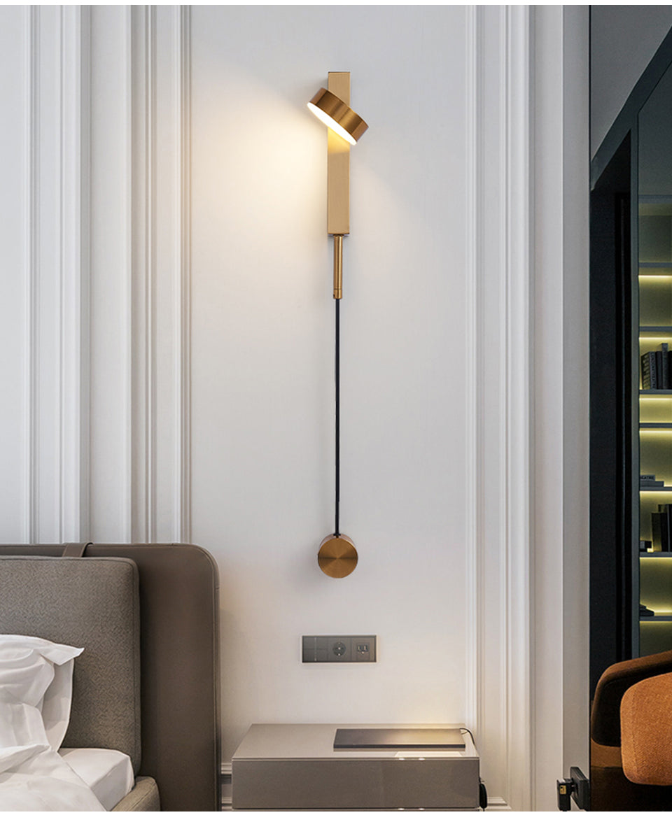Celine Modern Wall Lamp - Dimmable LED Wall Light with 360-Degree Rotation for Elegant Home Decor 10