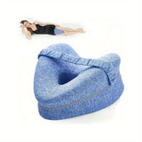 ComfortAlign Knee Pillow for Side Sleepers with Memory Foam – Adjustable Support for Pain Relief and Spinal Alignment 5